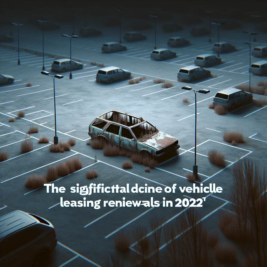 The significant decline of vehicle leasing renewals in 2022